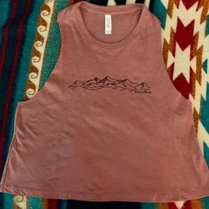 BANGS Mountain Crop Top